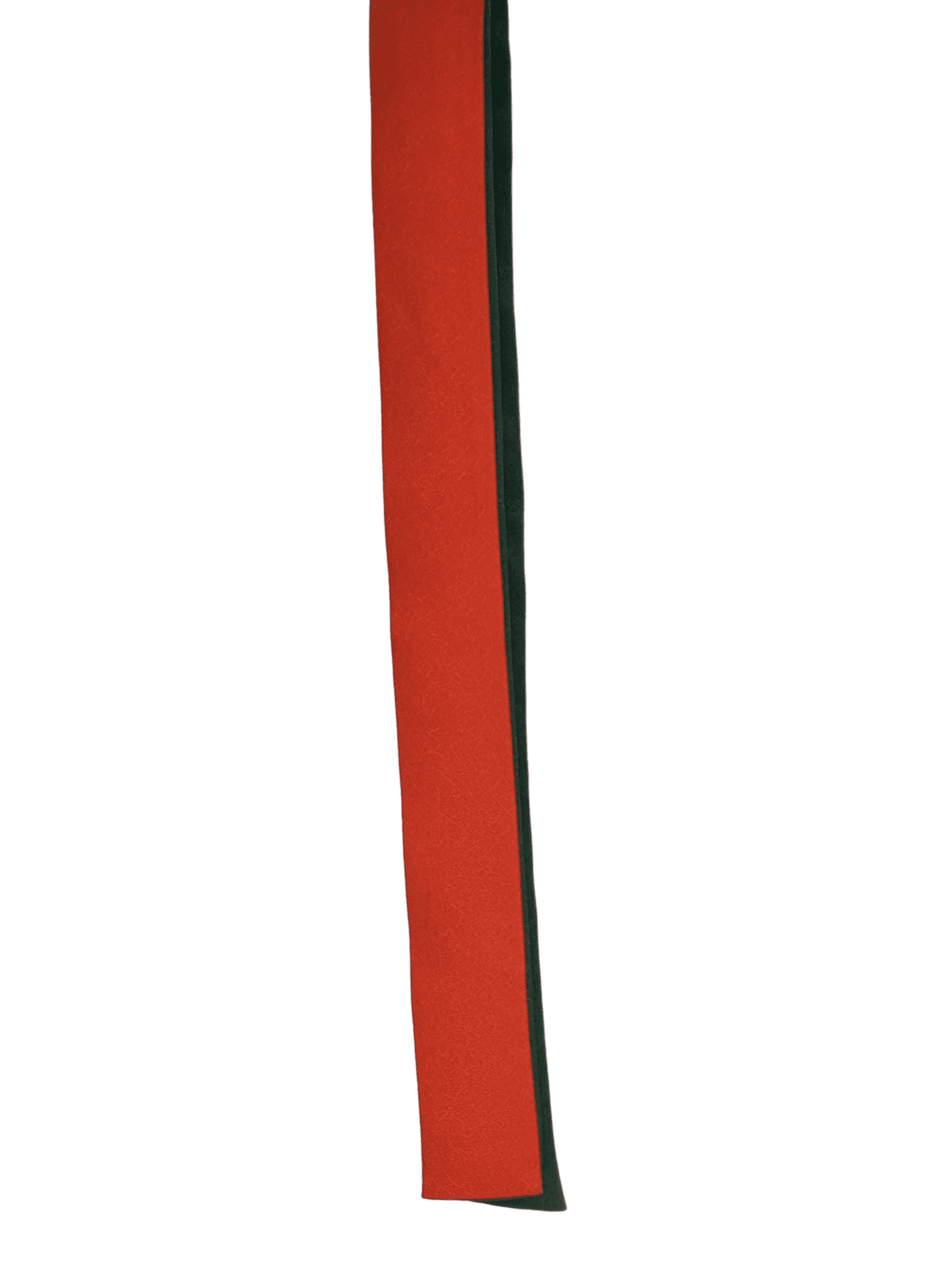 Zweifarbiger Vintage Kasane-Eri grün und rot-orange