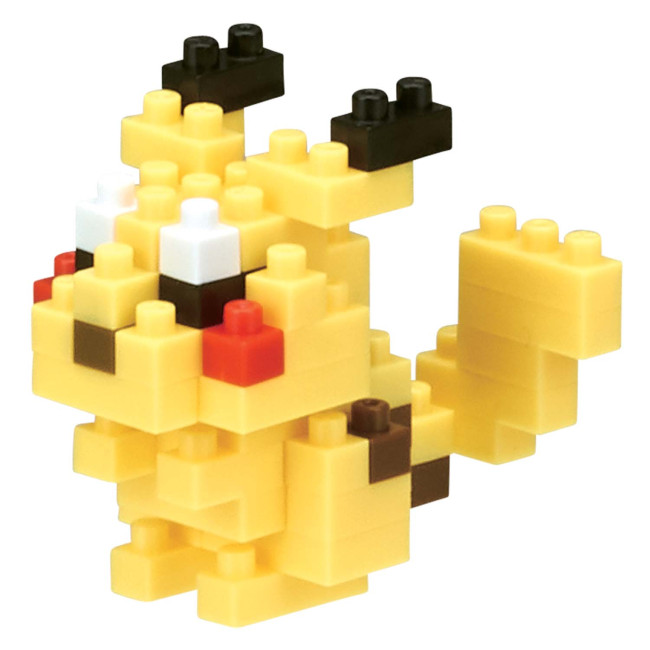 mininano nanoblock aufgebautes Pikachu