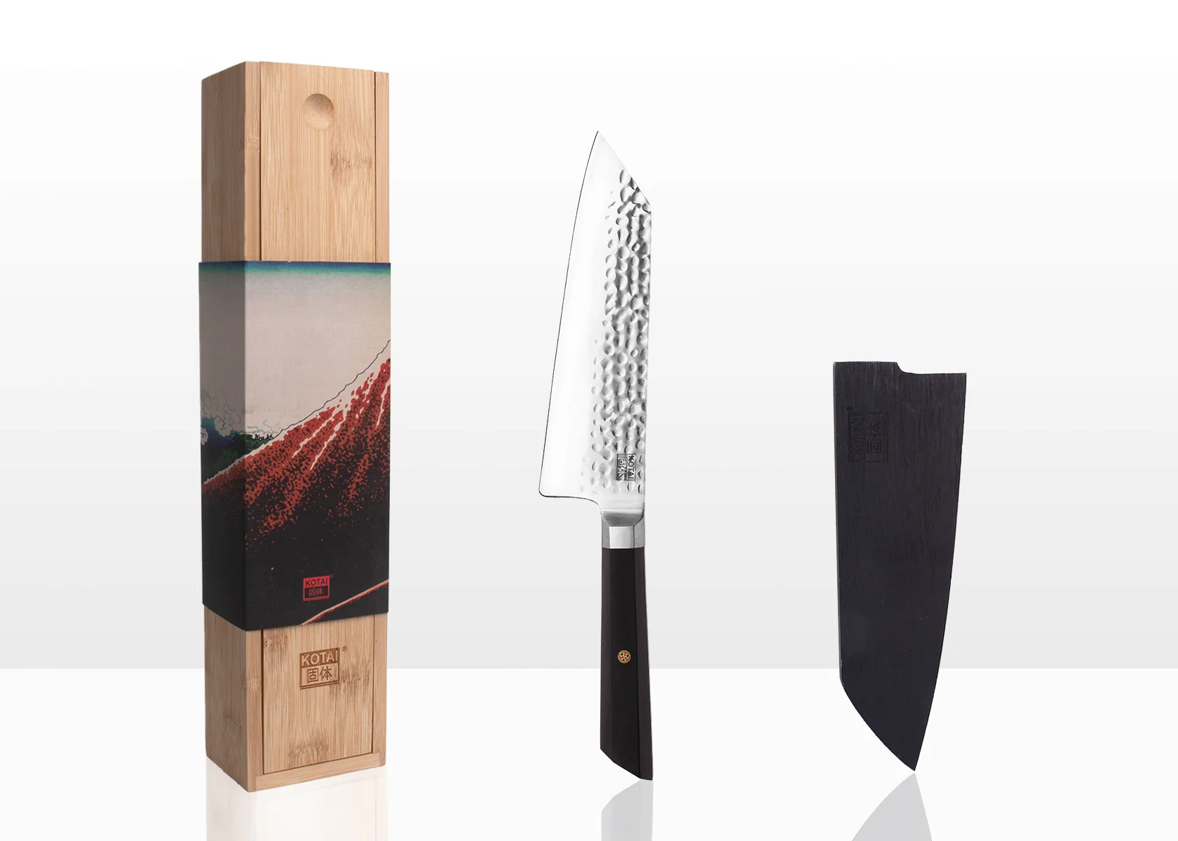 KOTAI Bunka Santoku - 17 cm Klinge von Hand geschärft