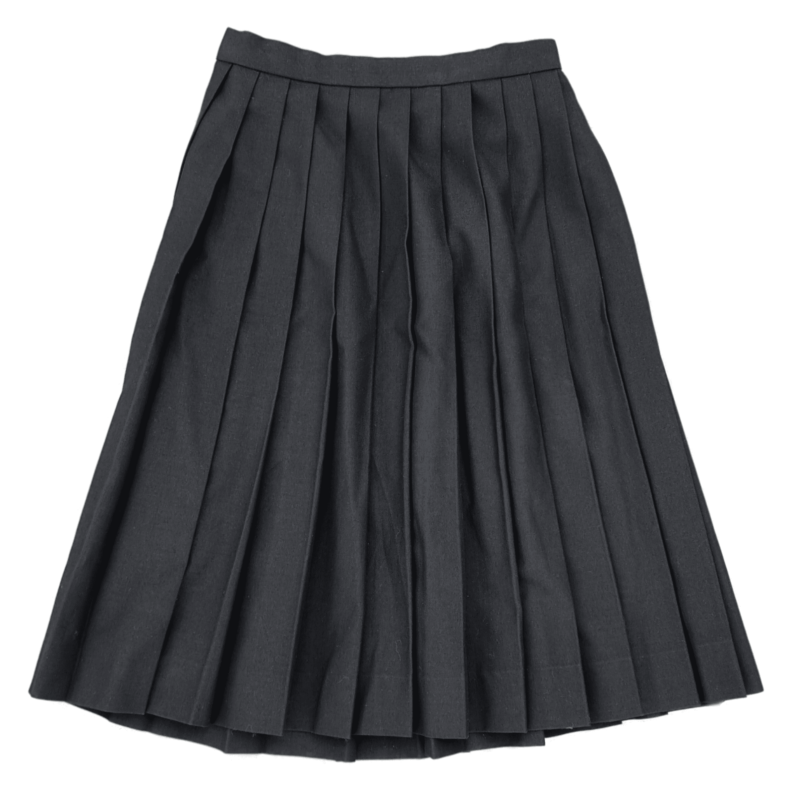 Faltenrock einer schwarzen japanischen Matrosen Schuluniform für Mädchen