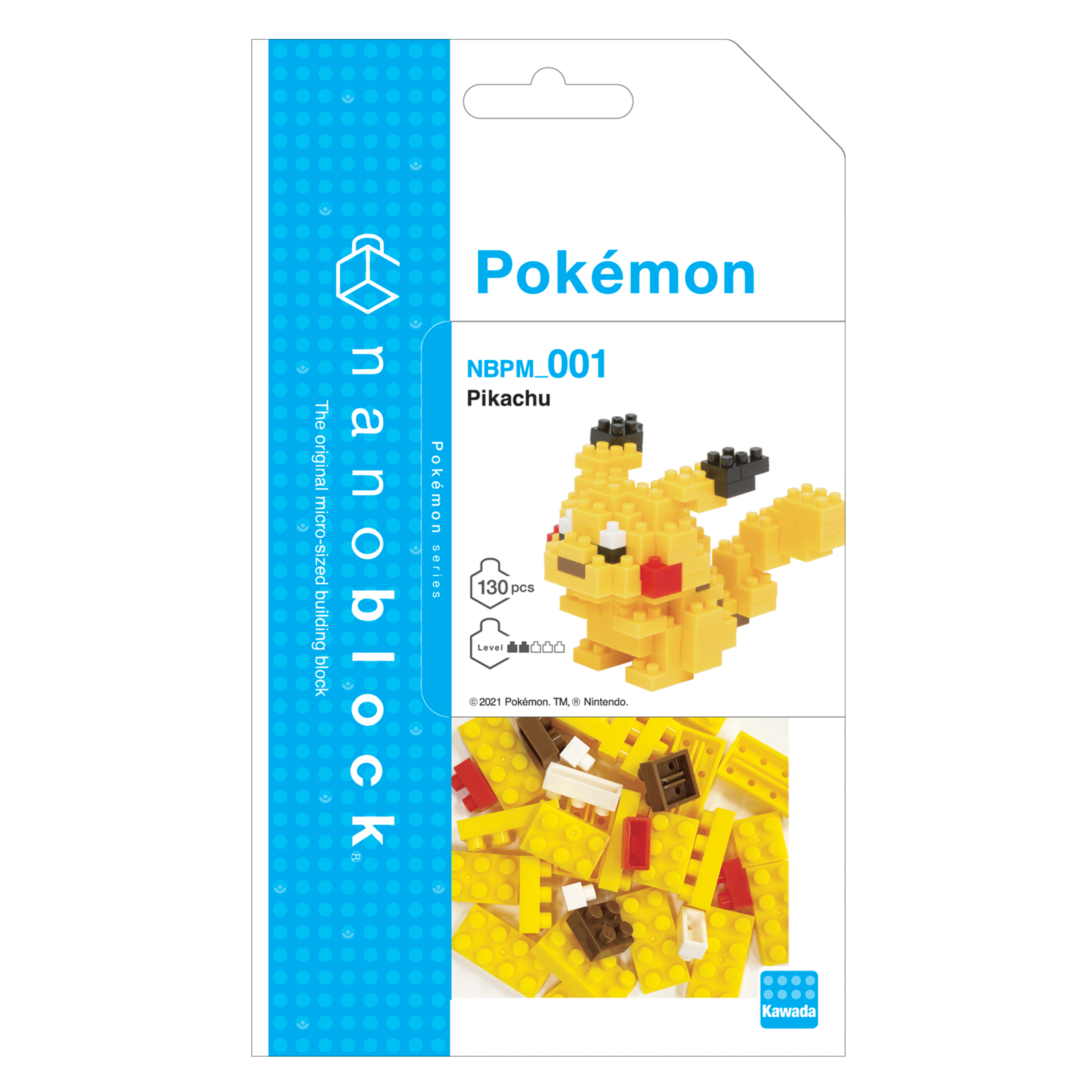 nanoblock Pikachu in Verpackung