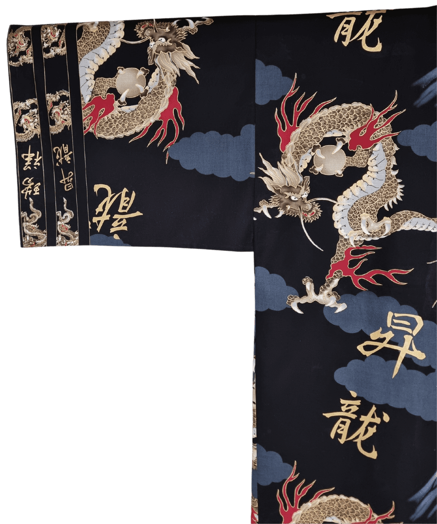 Yukata Herren Drache und Fuji