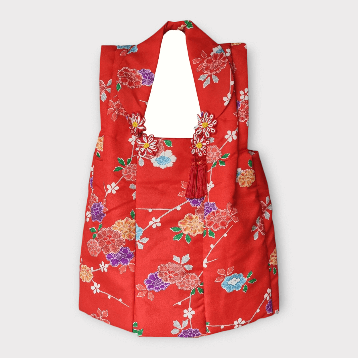 Kinder Kimono Weste Rot 104 / 110 / 116