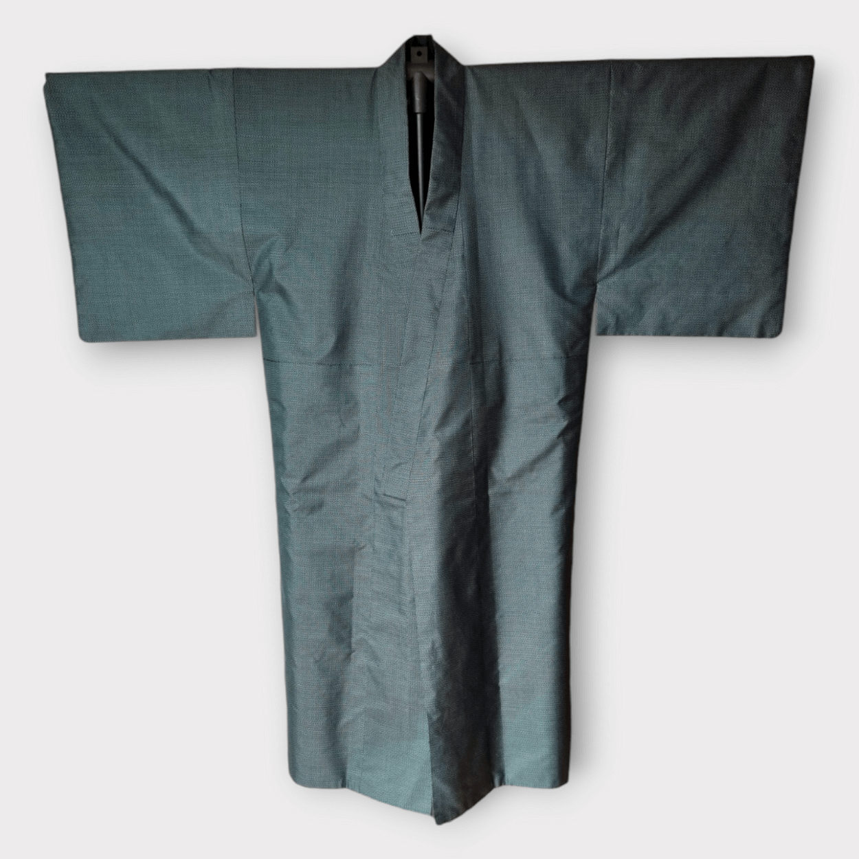 Vintage Oshima Tsumugi Kimono Herren Petrol