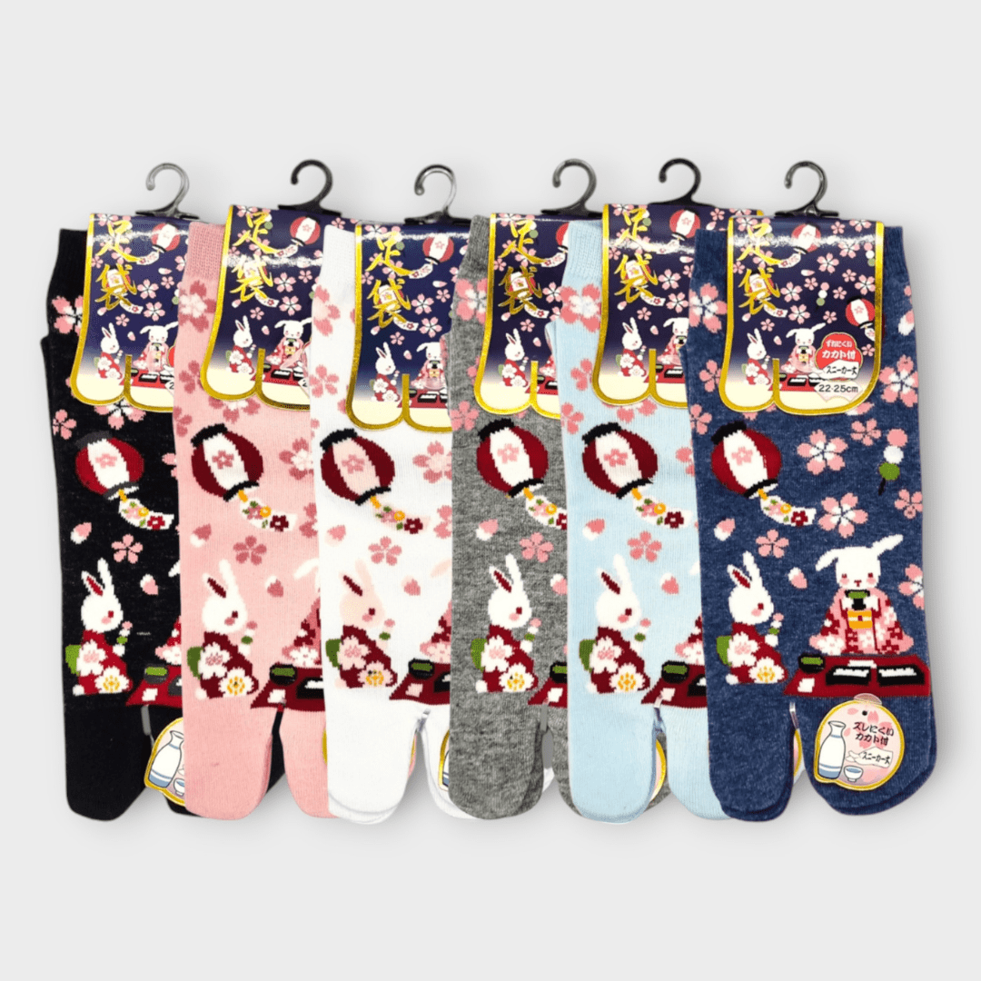 Tabi Socken Zehensocken Usagi Hanami