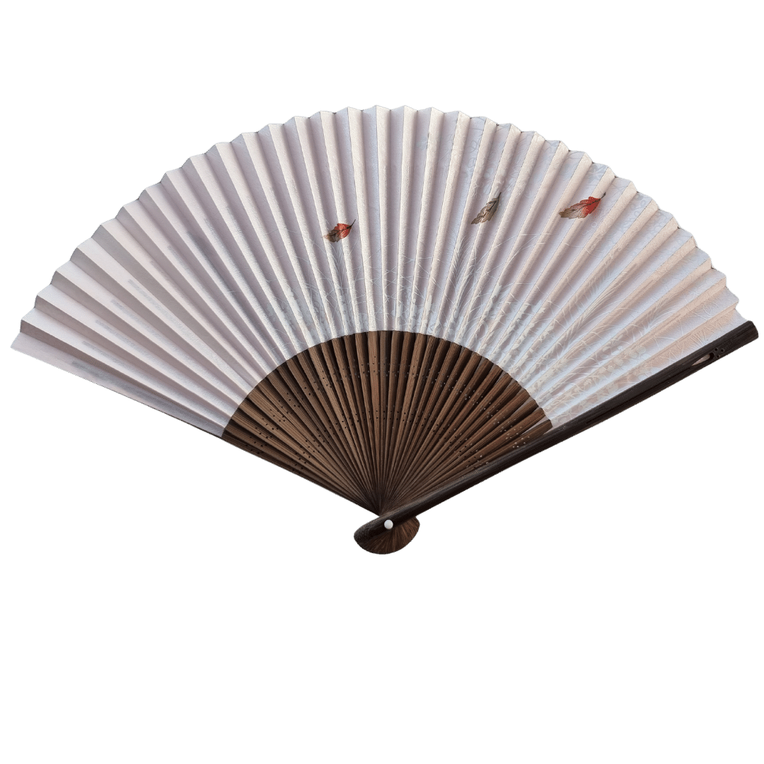 Vintage Sensu japanischer Handfächer Blätter