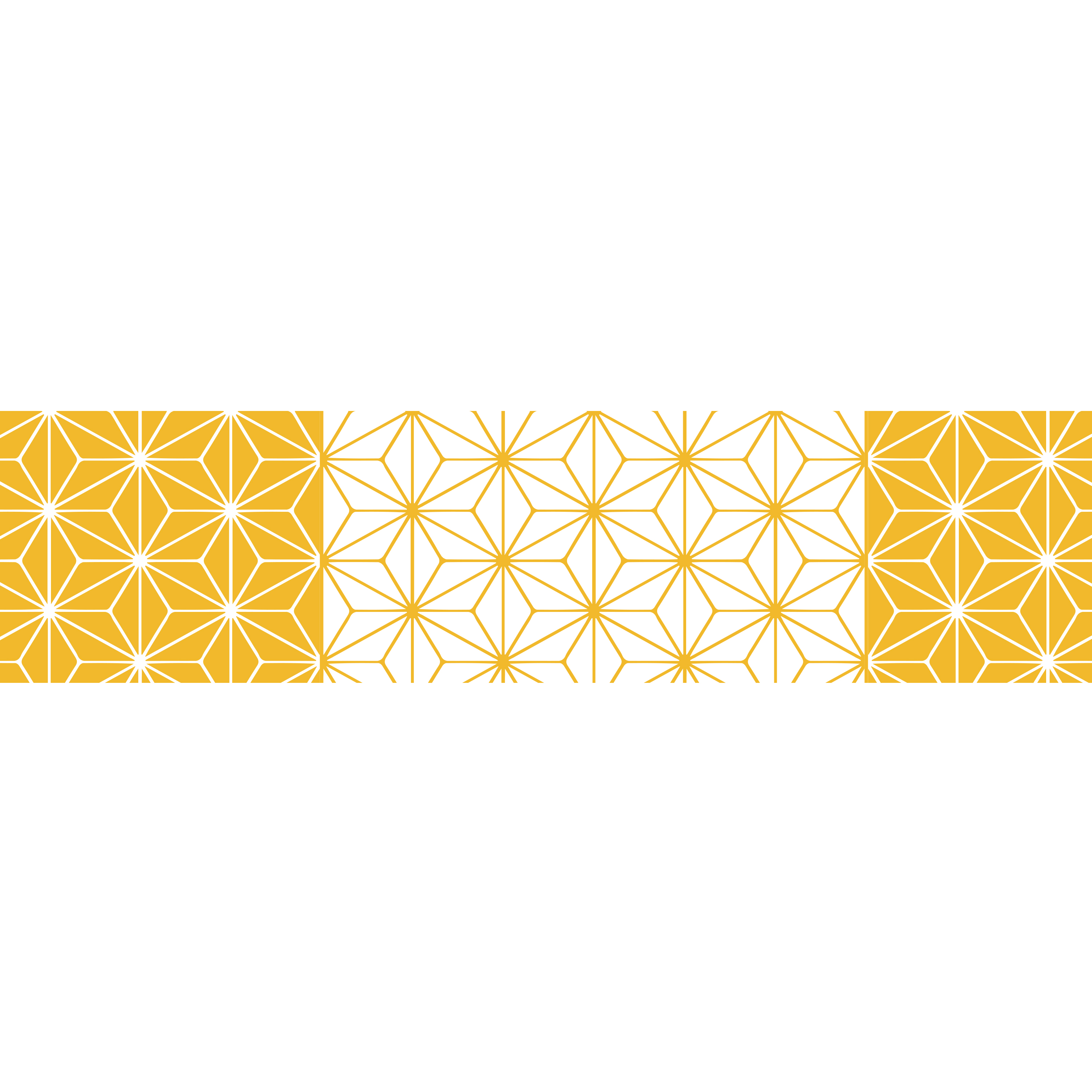 Washi Tape Streifen Asanoha gelb
