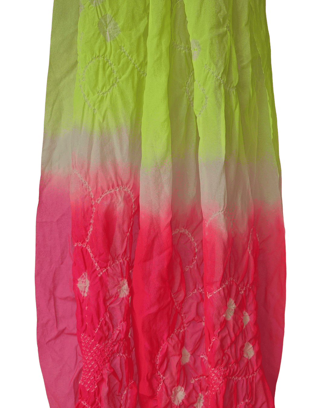 Vintage Obiage / Kinder Heko Obi Pink Neongelb
