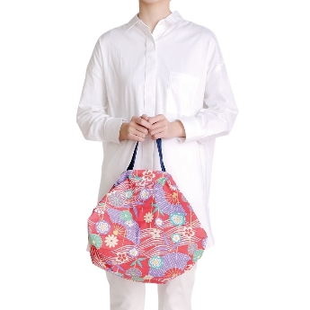 Einkaufstasche mit japanischem Muster bunt