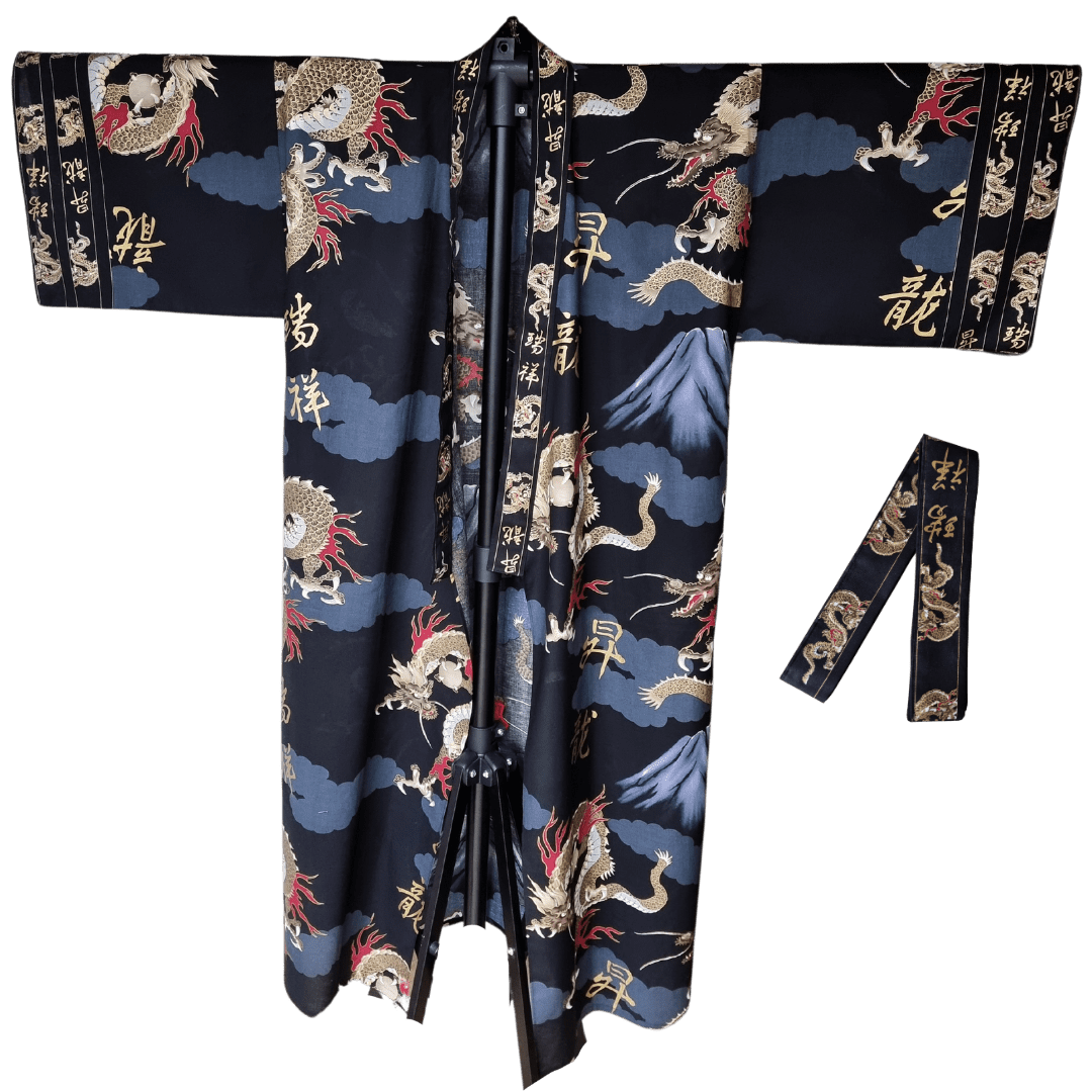 Yukata Herren Drache und Fuji