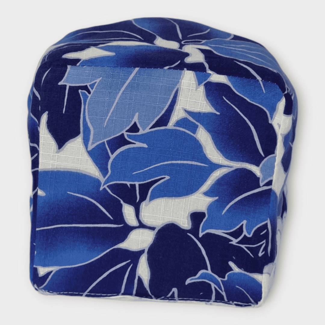 Kinchaku Beutel Wendetasche blau-rosa