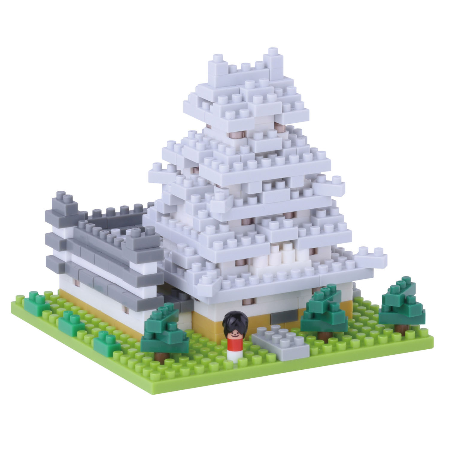 nanoblock Himeji Castle aufgebaut