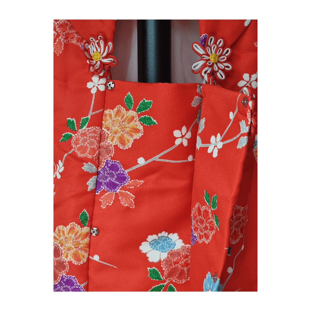 Kinder Kimono Weste Rot 104 / 110 / 116