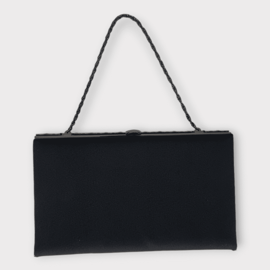 japanische Vintage Handtasche schwarz