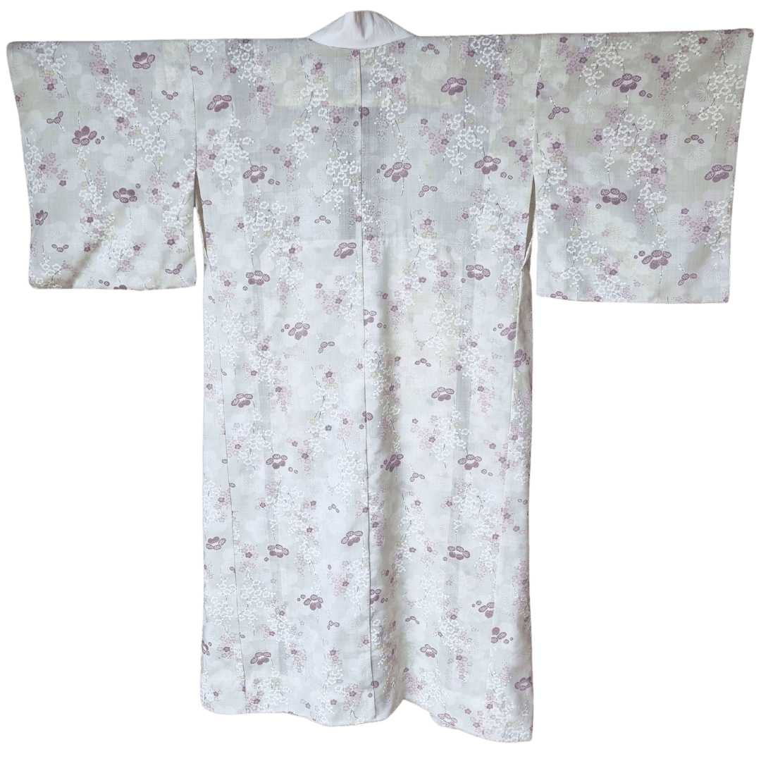 Vintage Naga-Juban Unterkimono Ume