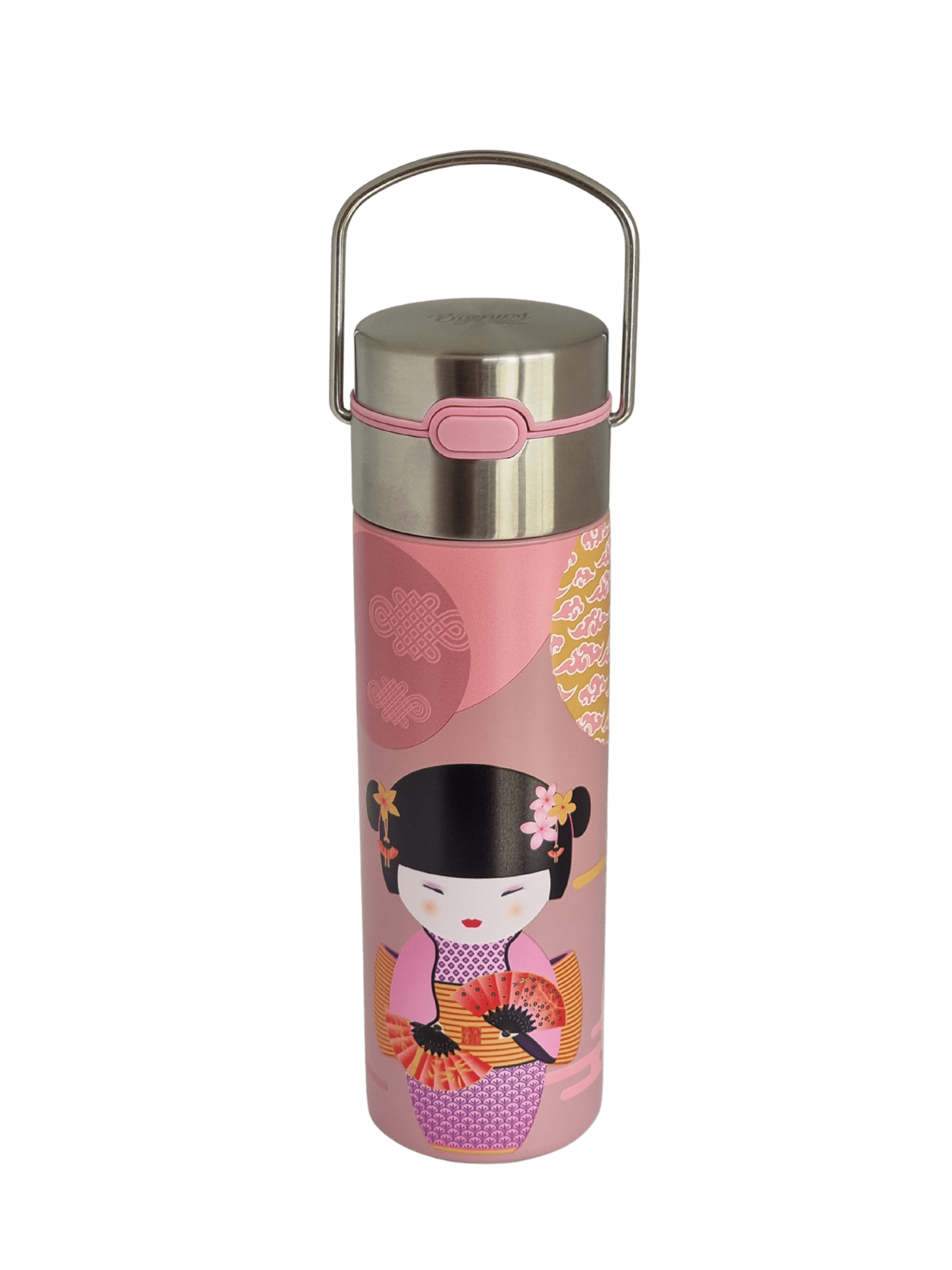 Geisha Thermo-Trinkflasche mit Teesieb