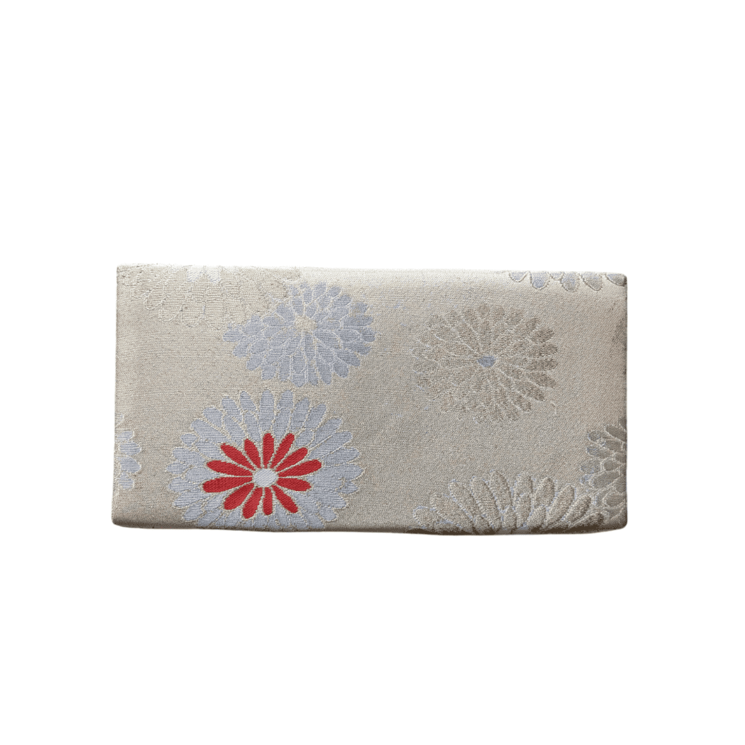 japanische Vintage Handtasche Clutch Chrysanthemen