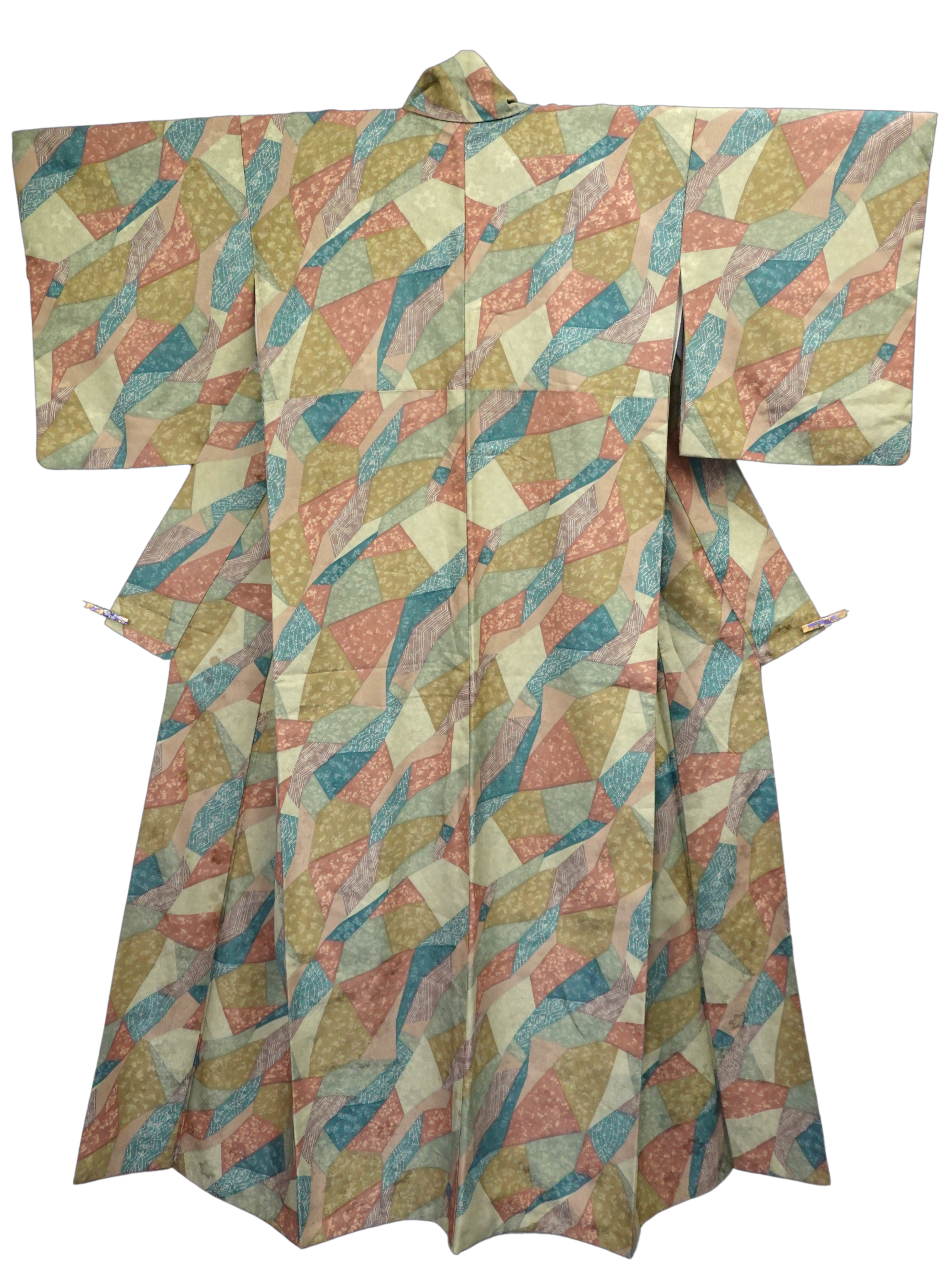 kimono modern green back