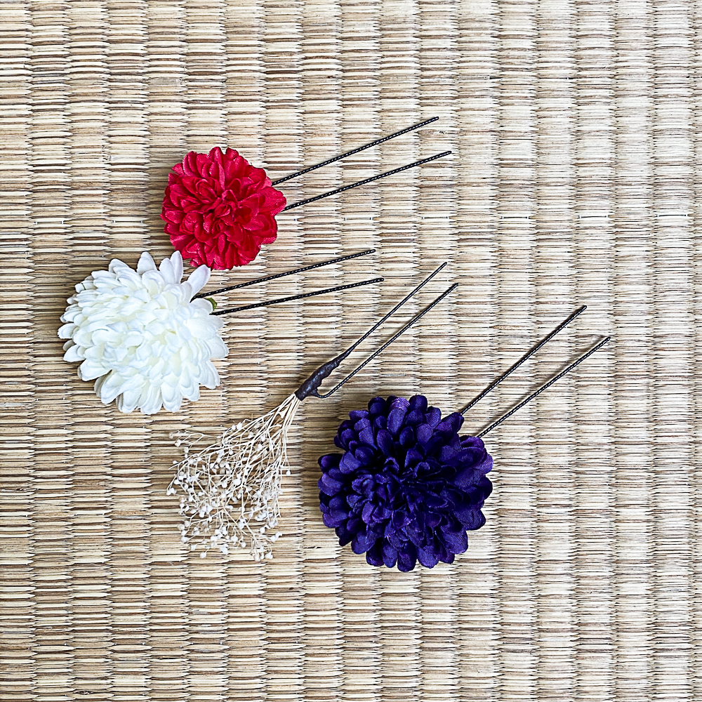 Vintage Blumen Haarschmuck Set