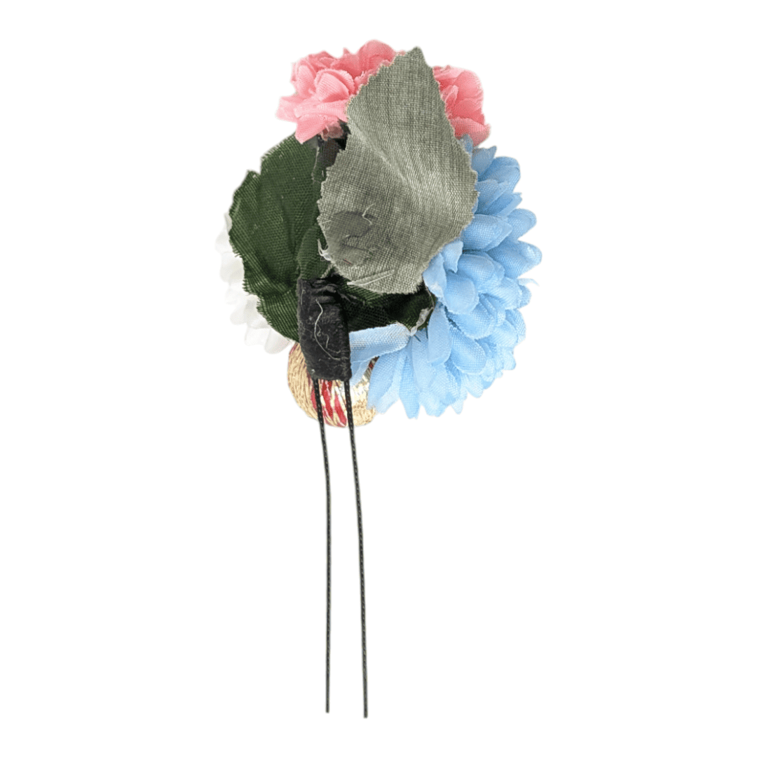 Vintage Kanzashi Haarnadel Blau