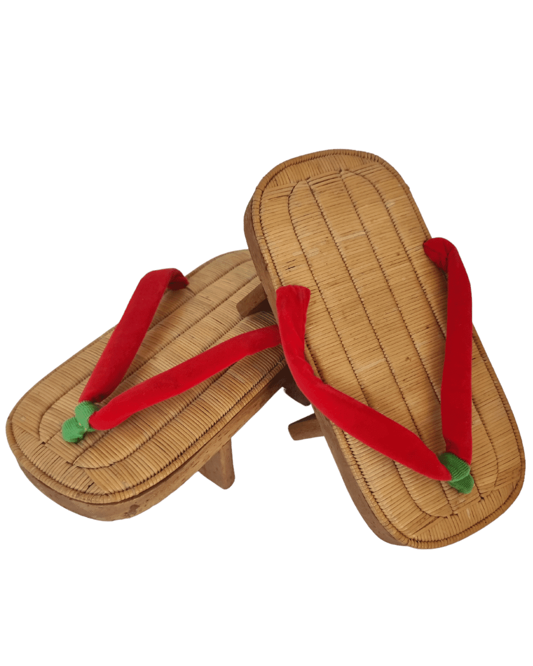 Kinder Vintage Geta - Bambus rot 29