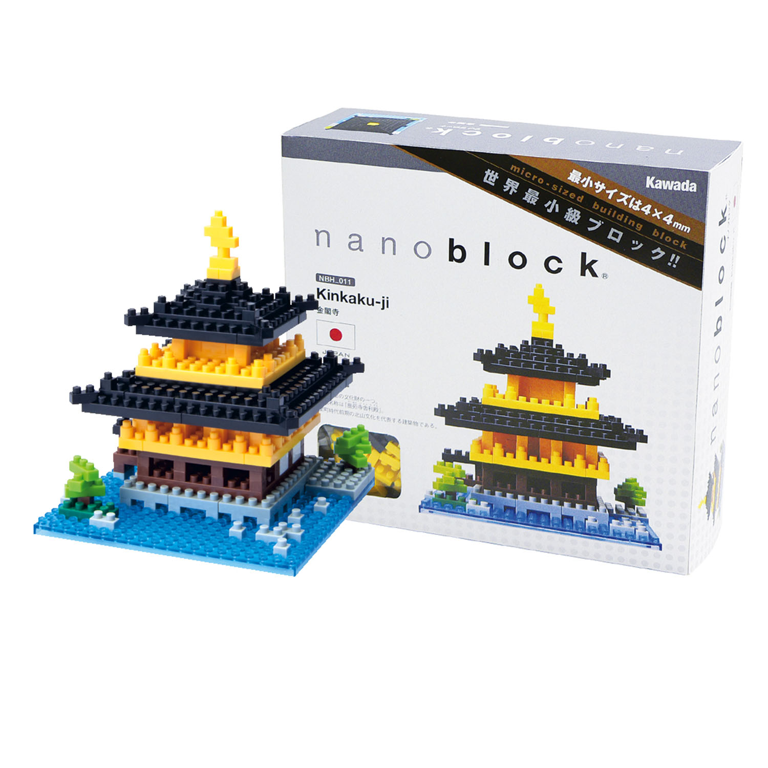 nanoblock Kingkakuji Tempel aufgebaut