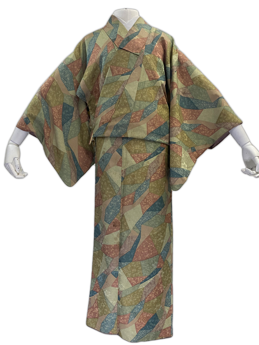 kimono modern green body