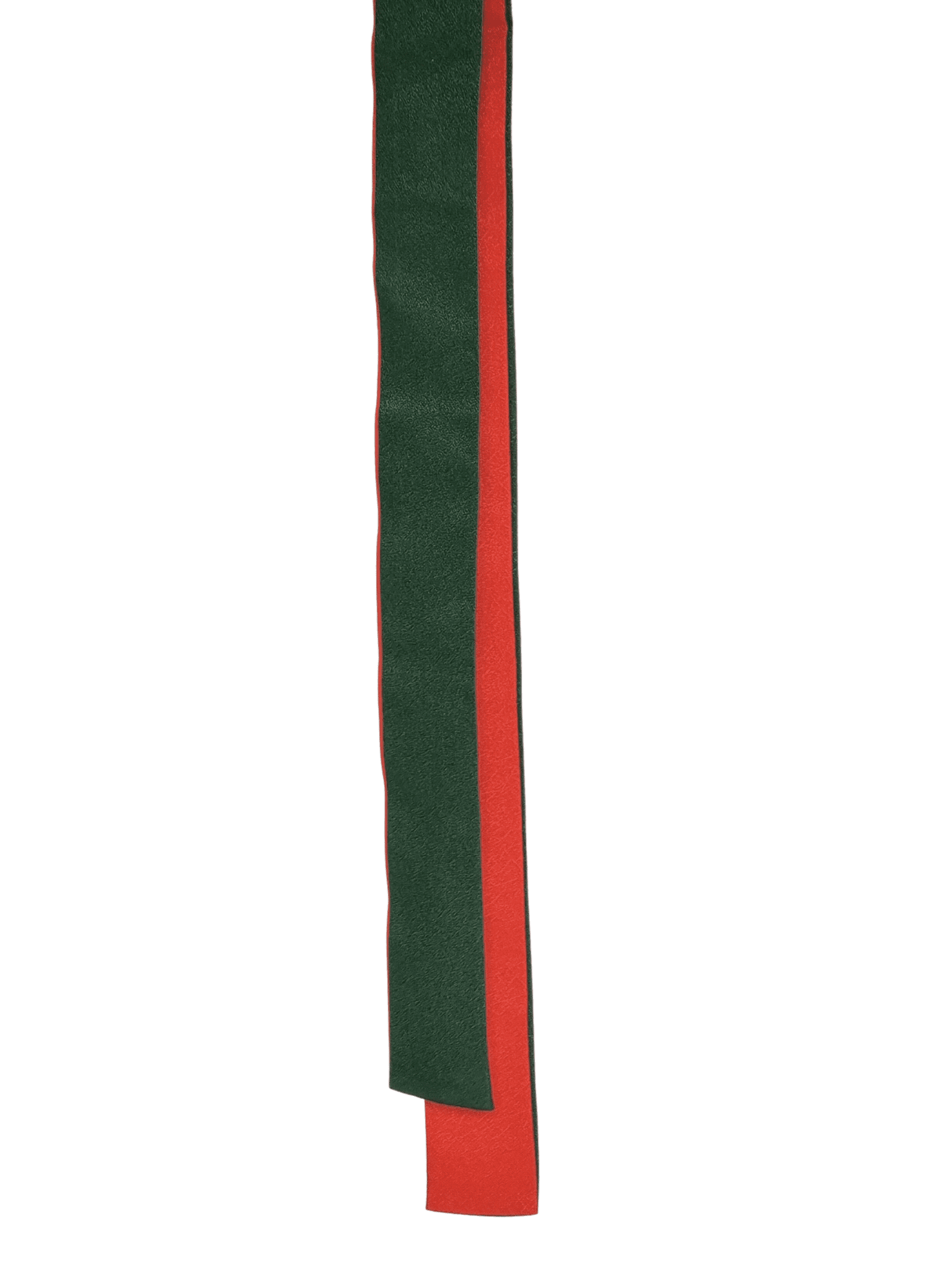 Zweifarbiger Vintage Kasane-Eri grün und rot-orange