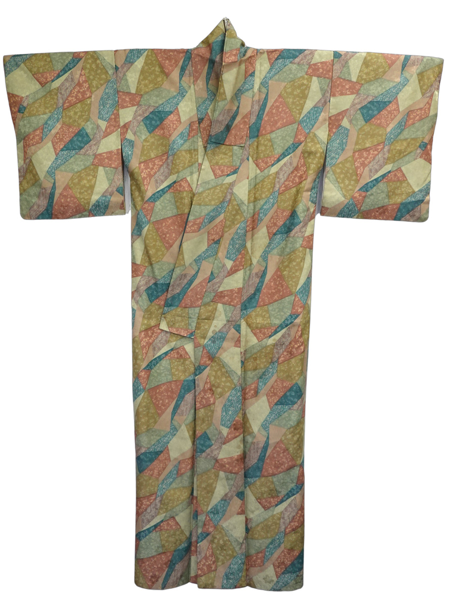 kimono modern green front