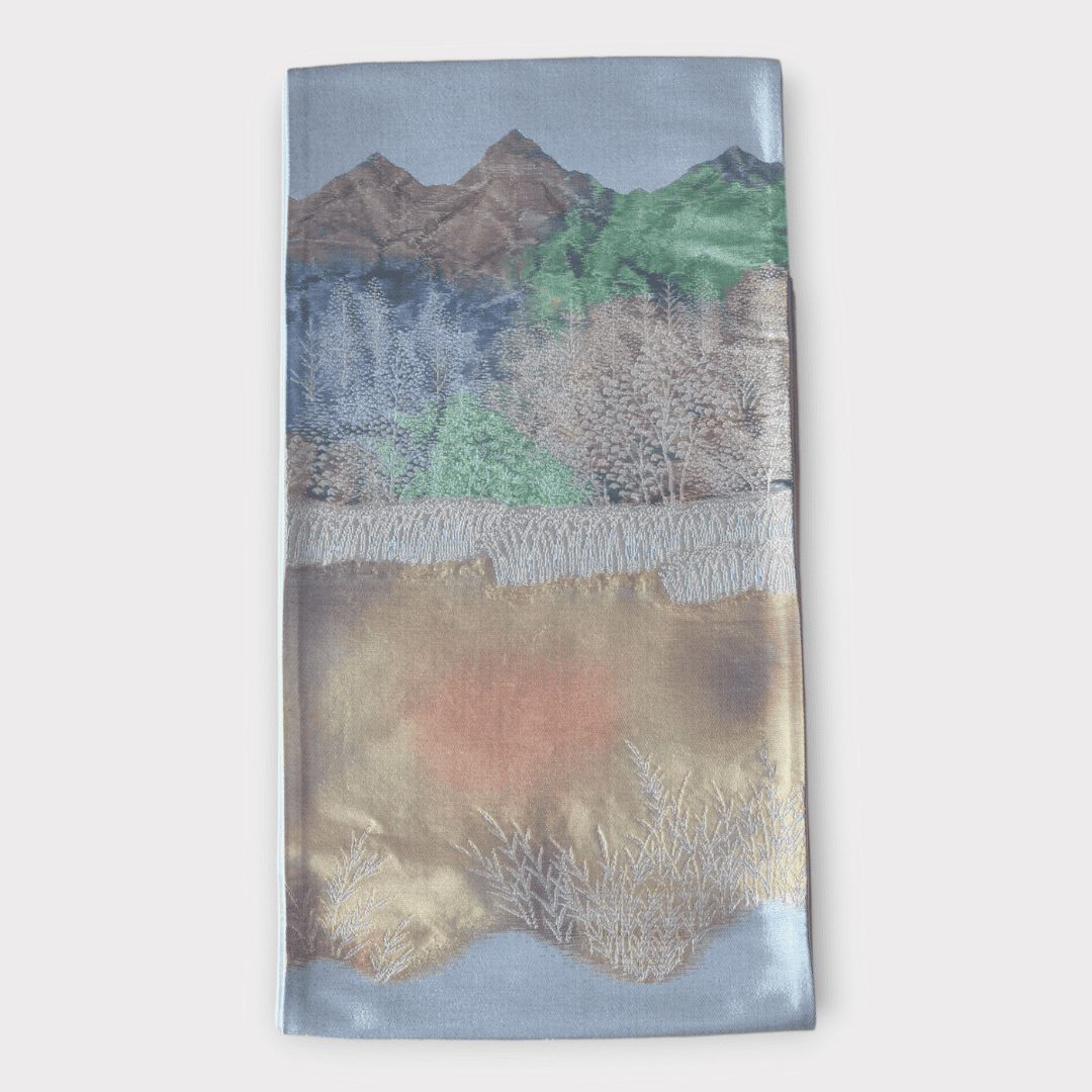 Vintage Fukuro Obi Landschaft