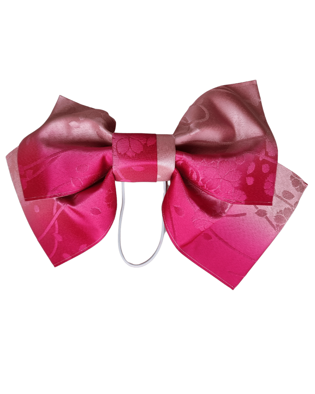 Vintage Chō musubi Obi Schleife rosa-pink ohne Gürtel