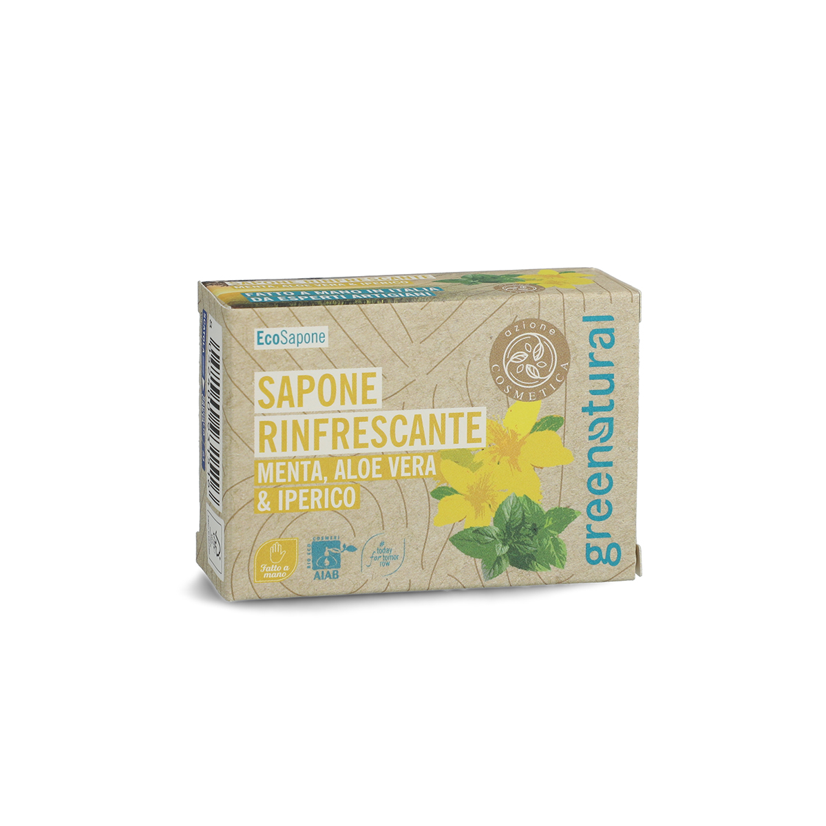 SAVON RAFRAÎCHISSANT Menthe, Aloe Vera & Millepertuis - 100 g