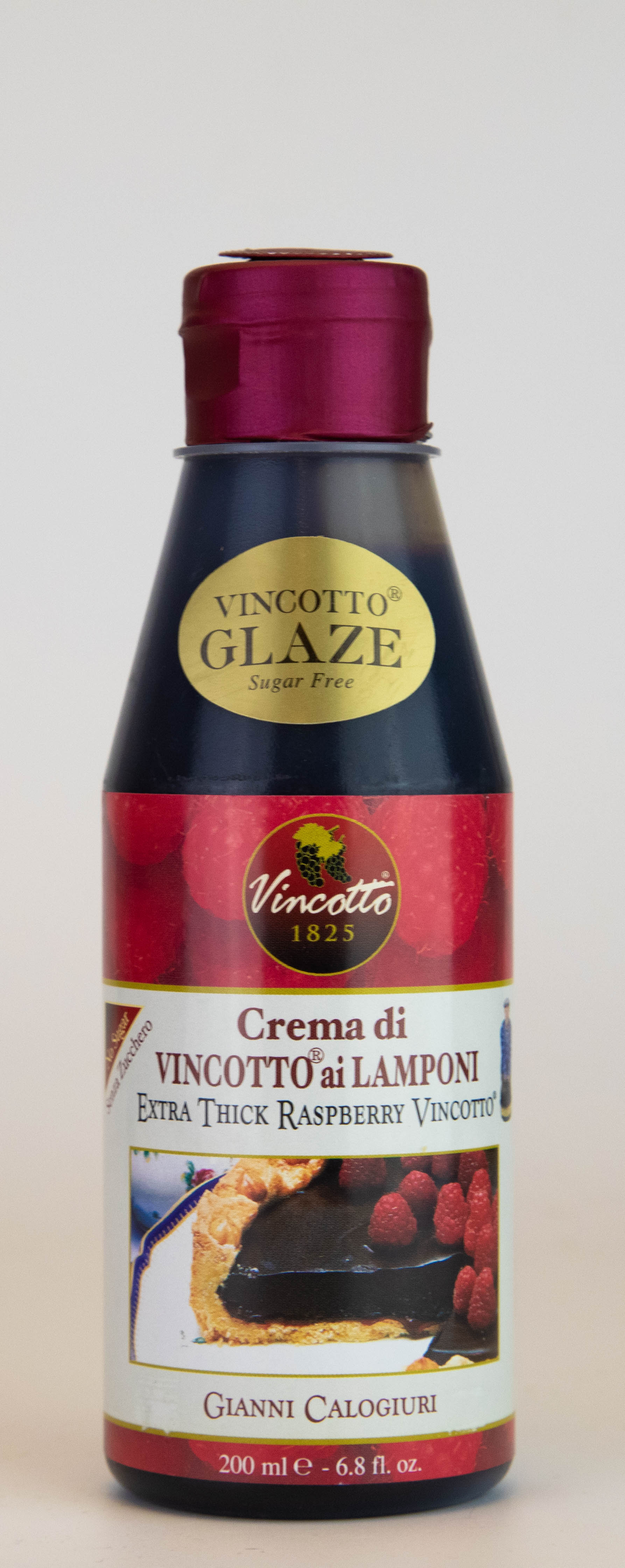 Crema de Vincotto de Frambuesa en botella de 200ml.