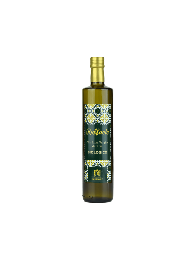 Aceite de oliva virgen extra orgánico nativo de Raffaele, 500ml.
