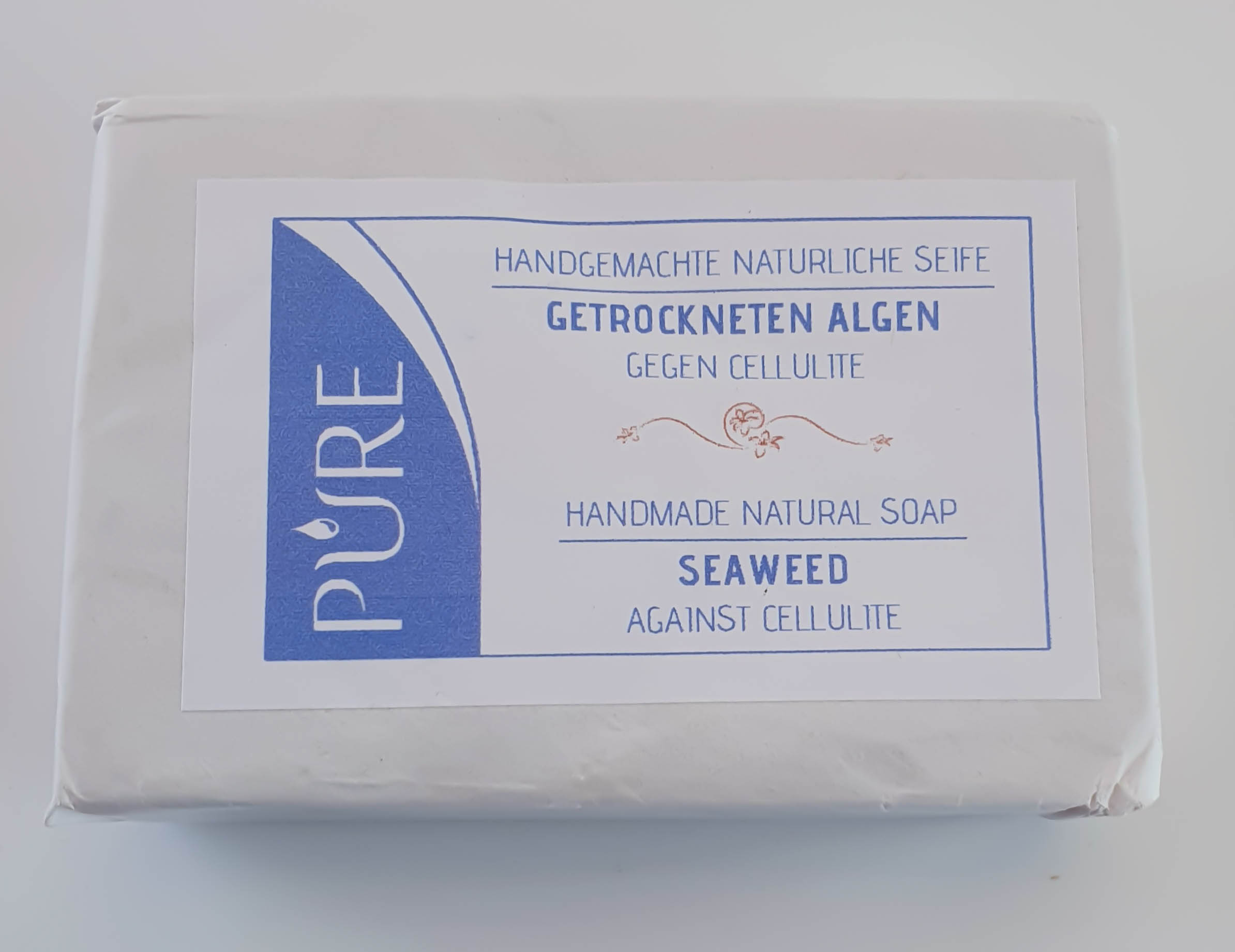 100% natürliche Seife am Stück mit Seegras 115g