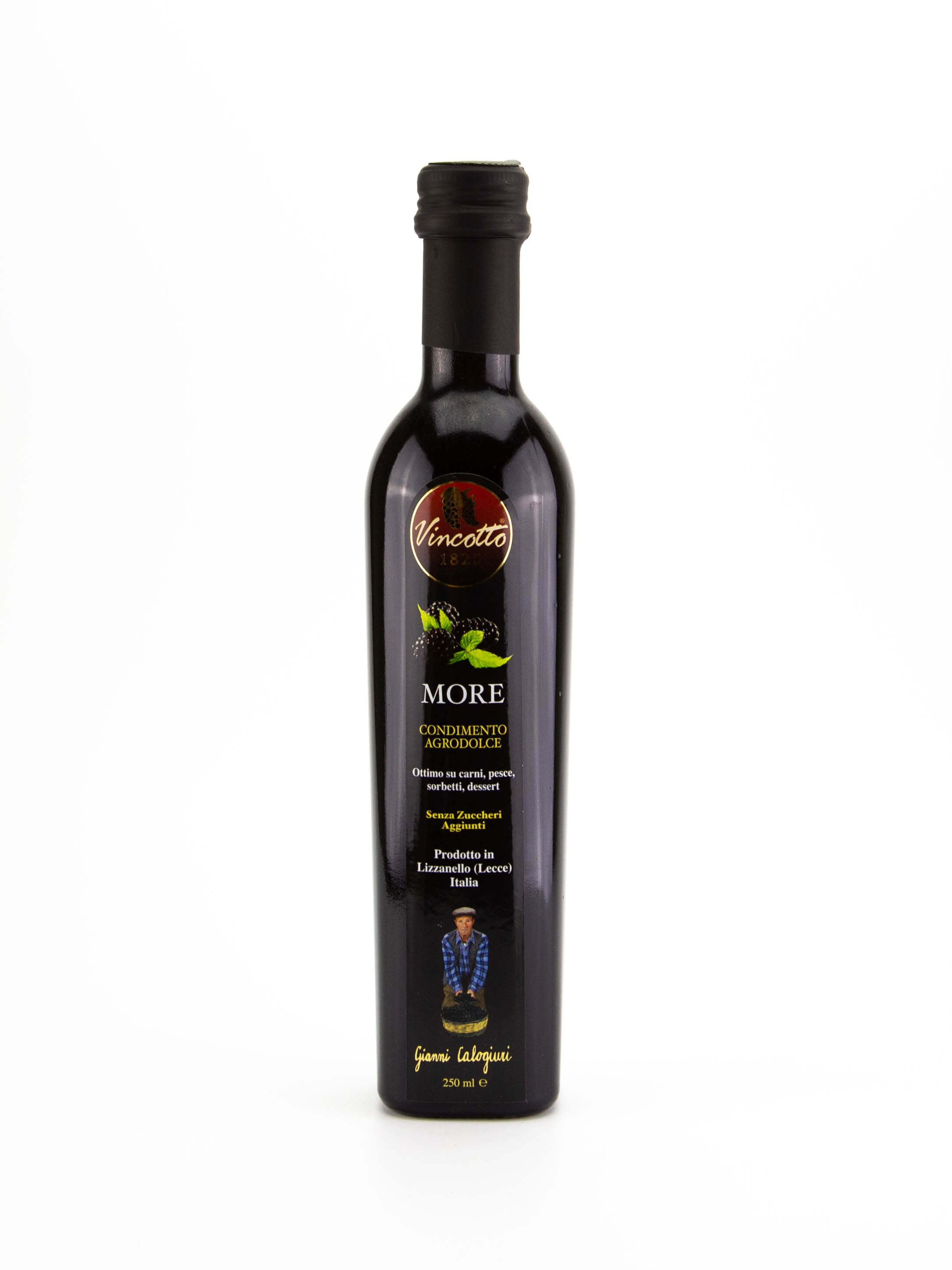 Vincotto con moras (zarzamoras) botella de 250 ml.