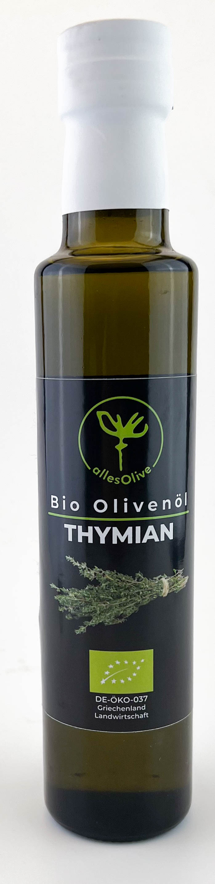 Natives Bio-Olivenöl extra mit Thymian, 250ml