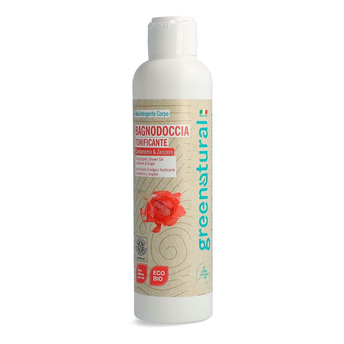 GN Shower Gel CARDAMOM & GINGER - organic and eco-friendly - 250ml