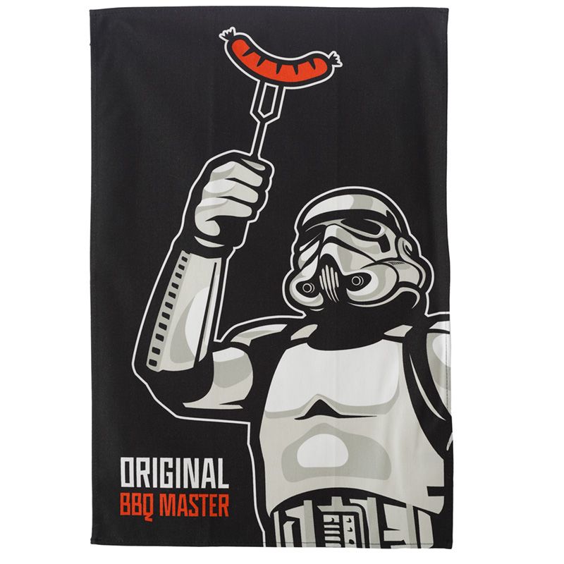 The Original Stormtrooper Hot Dog BBQ Master Cotton Dish Towel