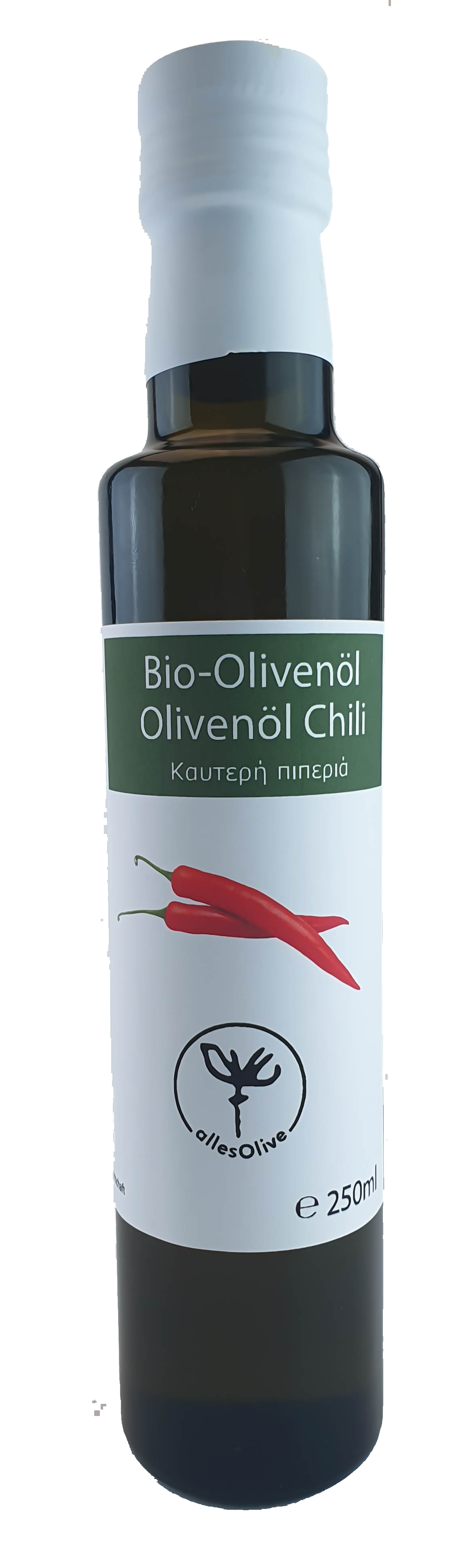 Natives Bio-Olivenöl extra mit Chili, 250ml