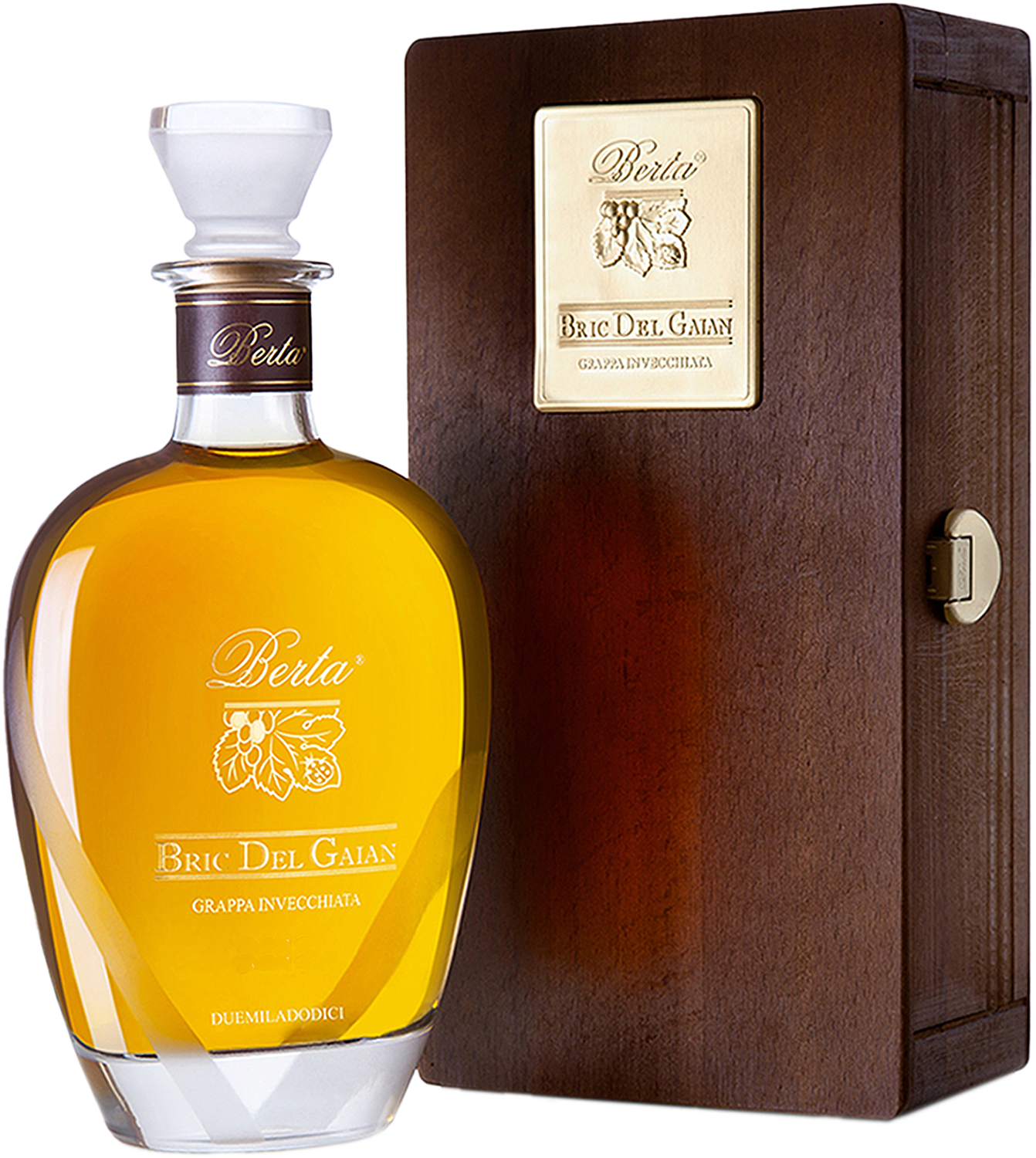 Berta Grappa Bric del Gaian 2016 in Holzkiste