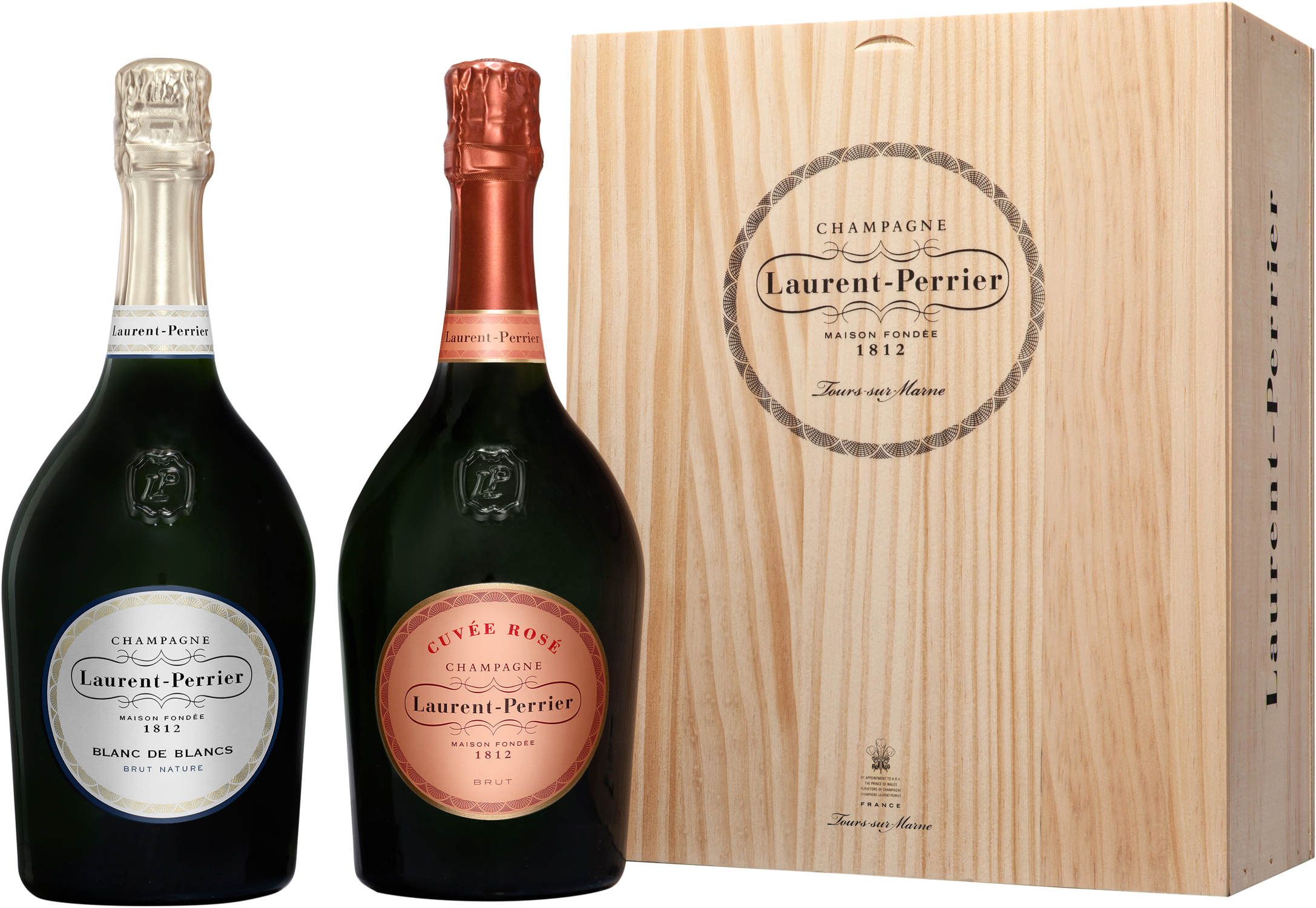 Laurent Perrier Champagne Blanc de Blancs & Cuvee Rose HK