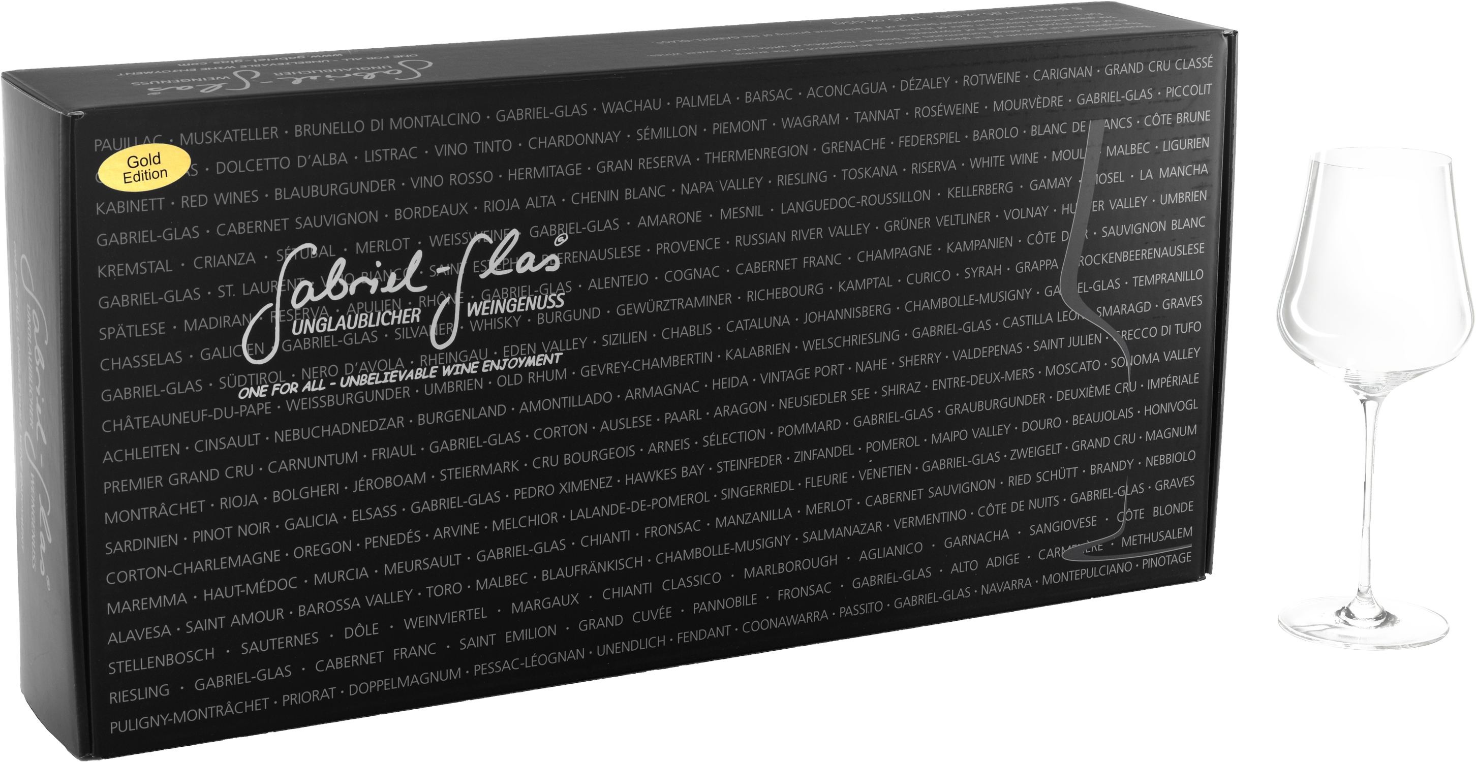 Gabriel Glas Gold Edition 6er Geschenkkarton