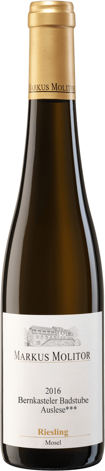 Markus Molitor Riesling Bernkasteler Badstube Auslese fruchtsüss *** 2016 0,375L