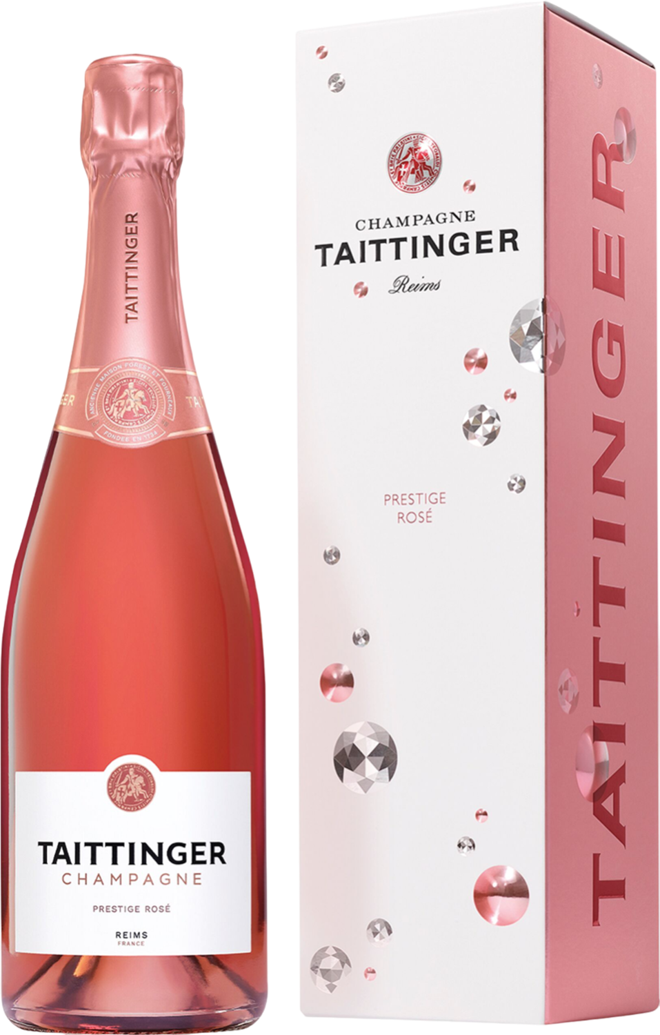 Taittinger Champagne Brut Prestige Rose Etui