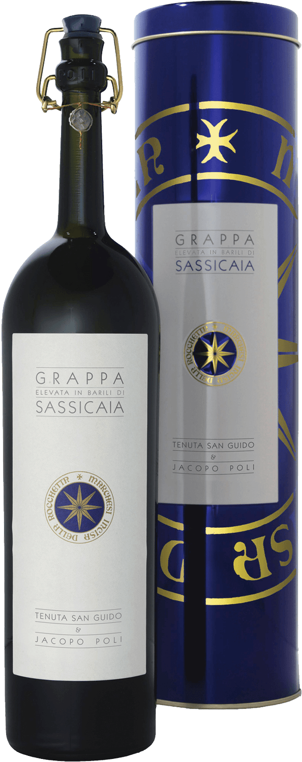 Jacopo Poli Grappa Barili di Sassicaia