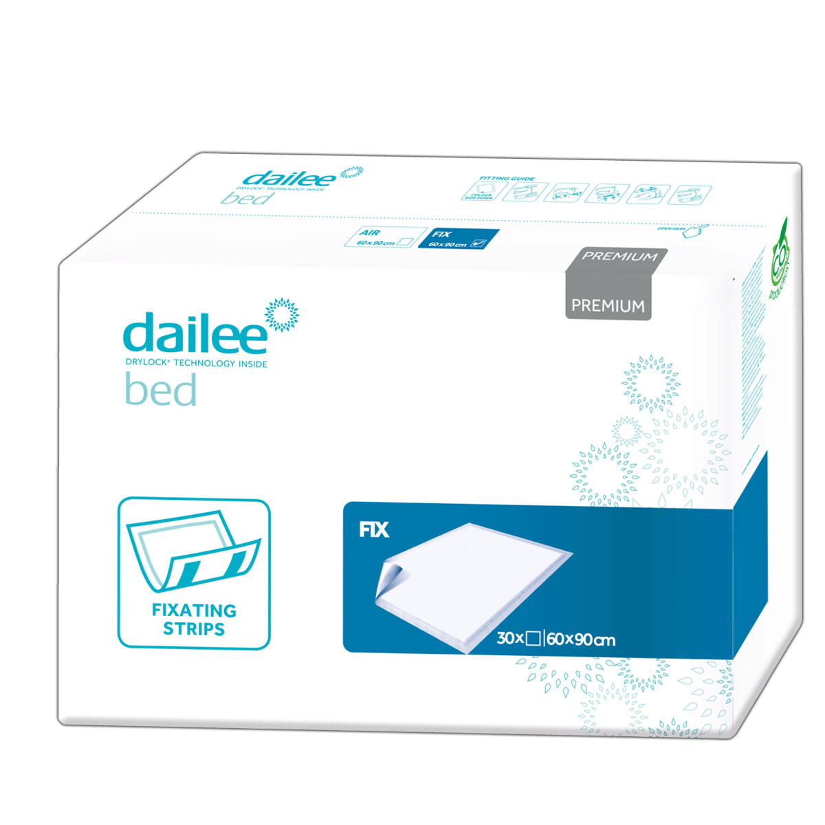 Dailee Bed Premium FIX - 60 x 90cm Karton - 3x30 St. Karton