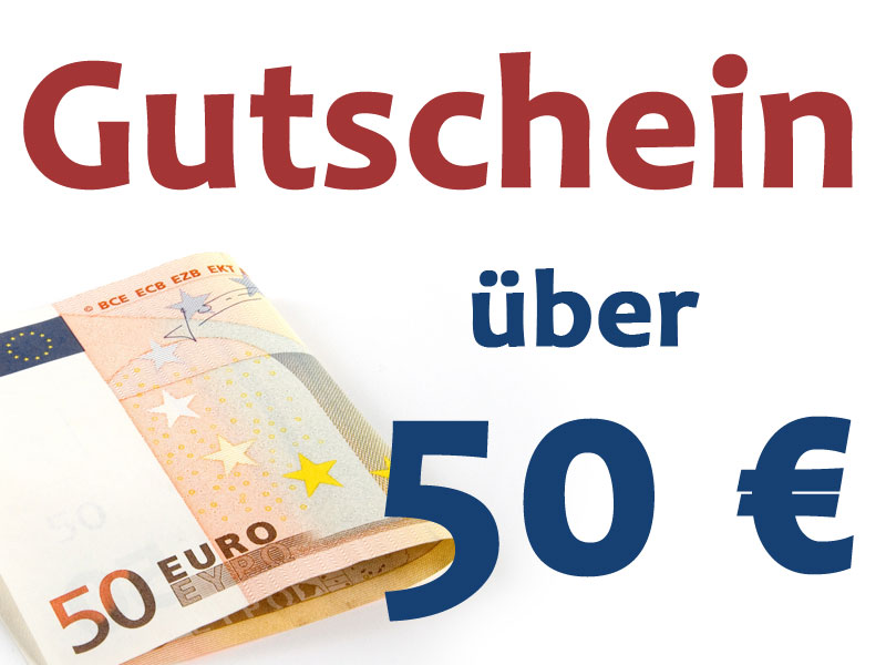Warengutschein über 50 EUR - zum weiterverschenken