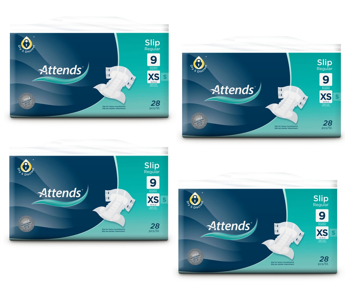 ATTENDS Slip Regular XS 9