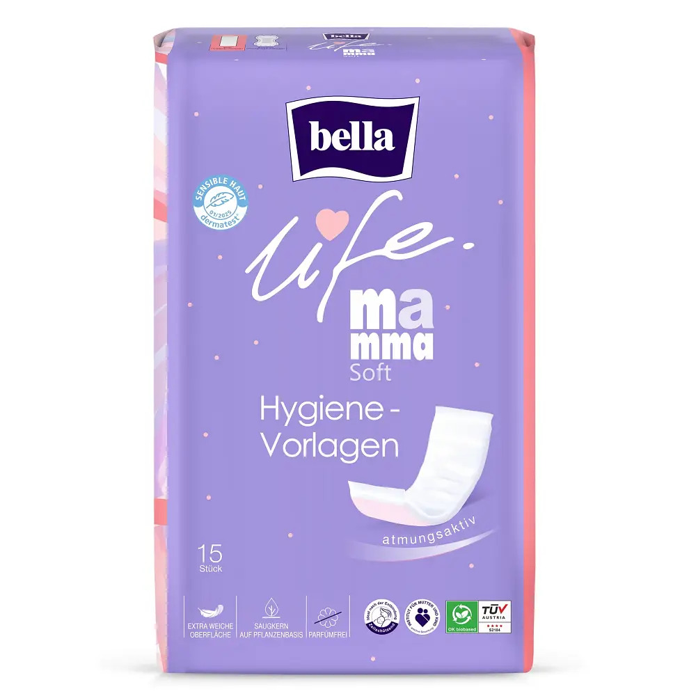 Bella Life Mamma Wöchnerinnen Vorlage 15er Beutel (mit Folie)